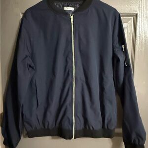 Zeagoo Navy Blue Bomber Jacket